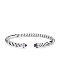 Cable Classics Color Bracelet with Pavé Diamonds