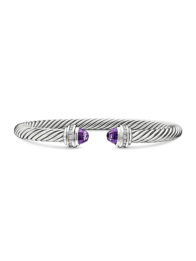 Cable Classics Princess Bracelet with Pavé Diamonds