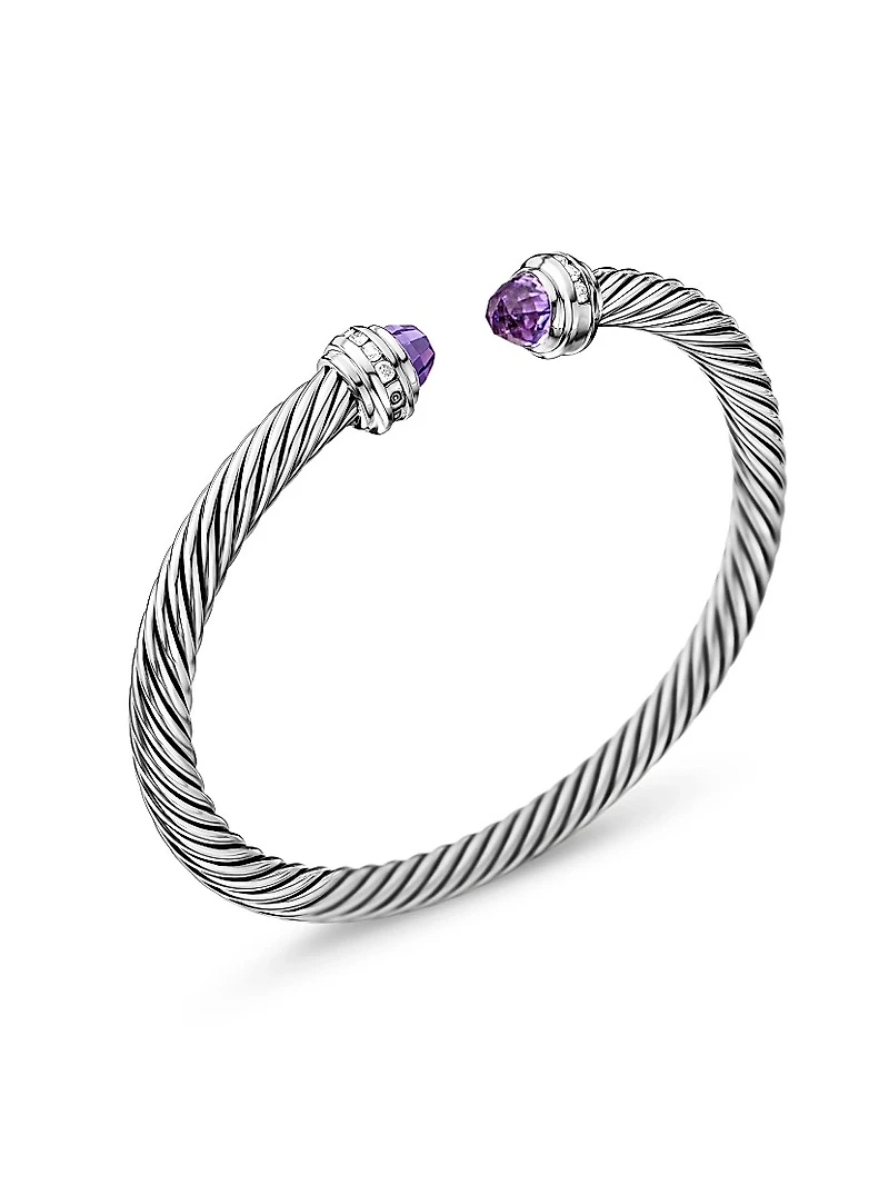 Cable Classics Princess Bracelet with Pavé Diamonds