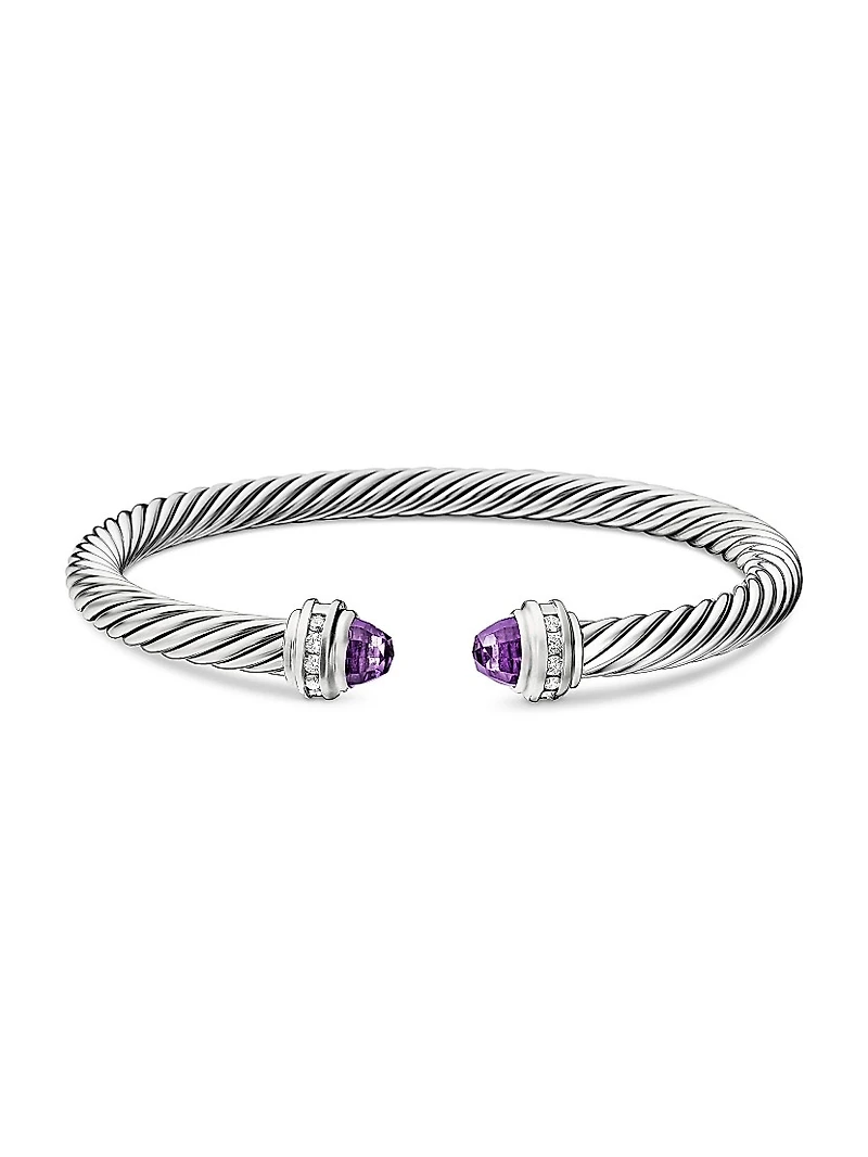 Cable Classics Princess Bracelet with Pavé Diamonds