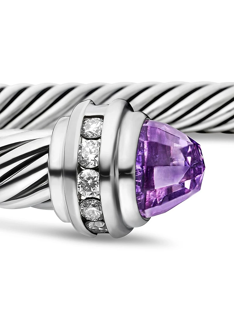 Cable Classics Princess Bracelet with Pavé Diamonds