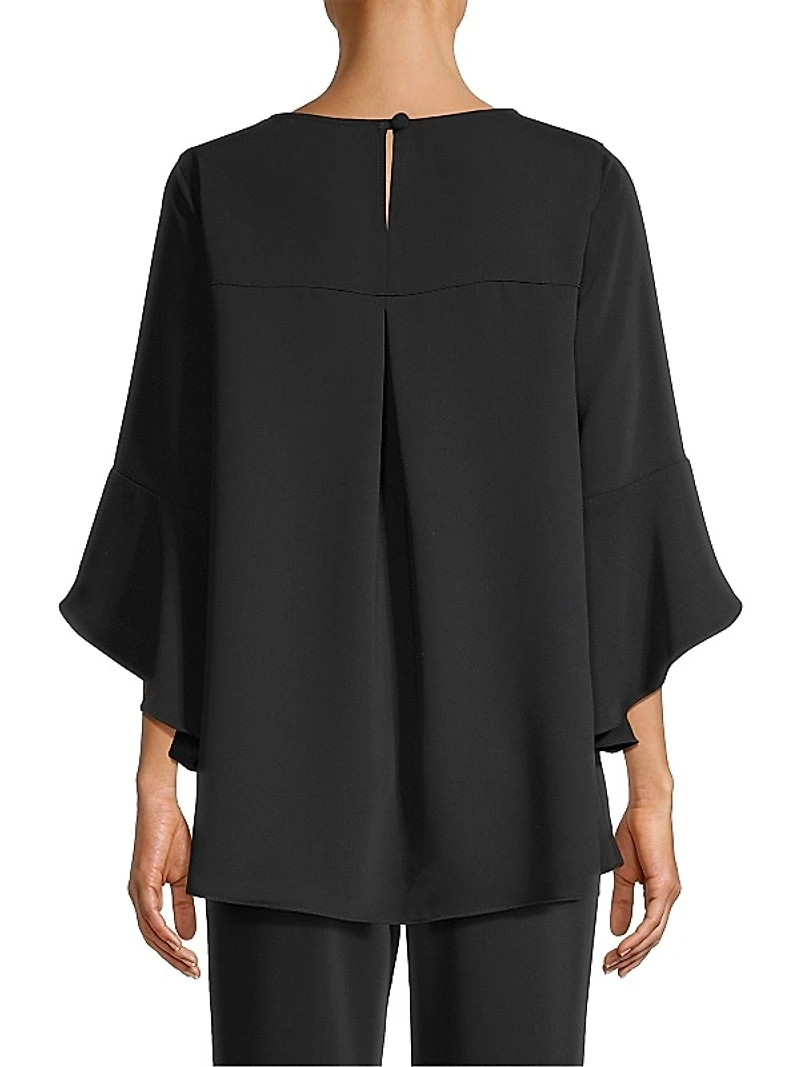 Sunset Vista Matte Crepe Twist Top