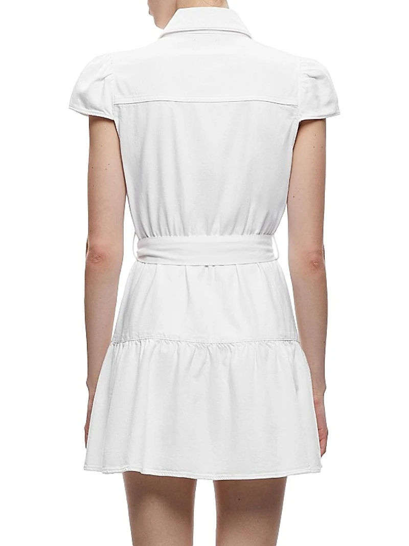 Miranda Belted Denim Minidress