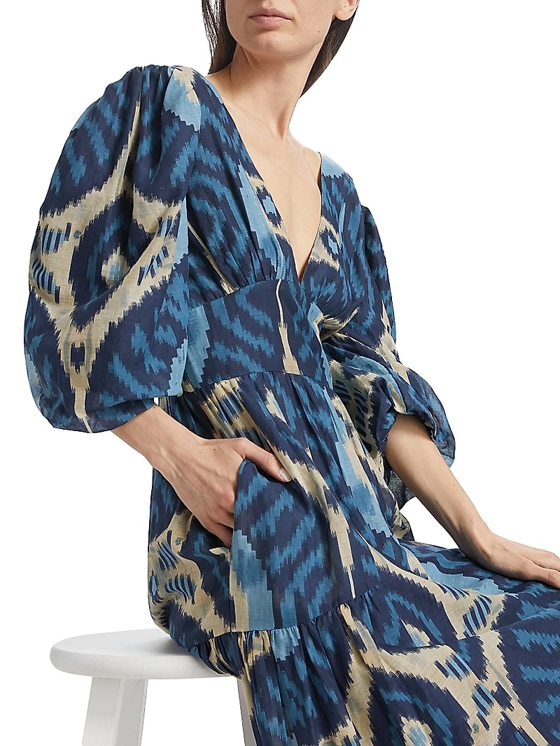 Elise Printed Midi-Dress