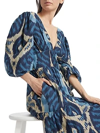 Elise Printed Midi-Dress