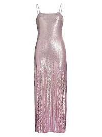 Grand Sequin-Embroidered Gown