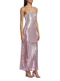 Grand Sequin-Embroidered Gown