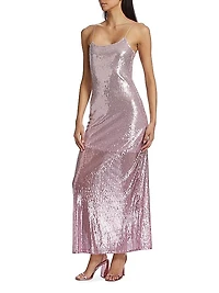 Grand Sequin-Embroidered Gown