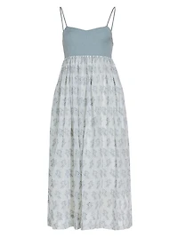 The Camelia Eyelet Maxi Dress