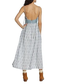 The Camelia Eyelet Maxi Dress