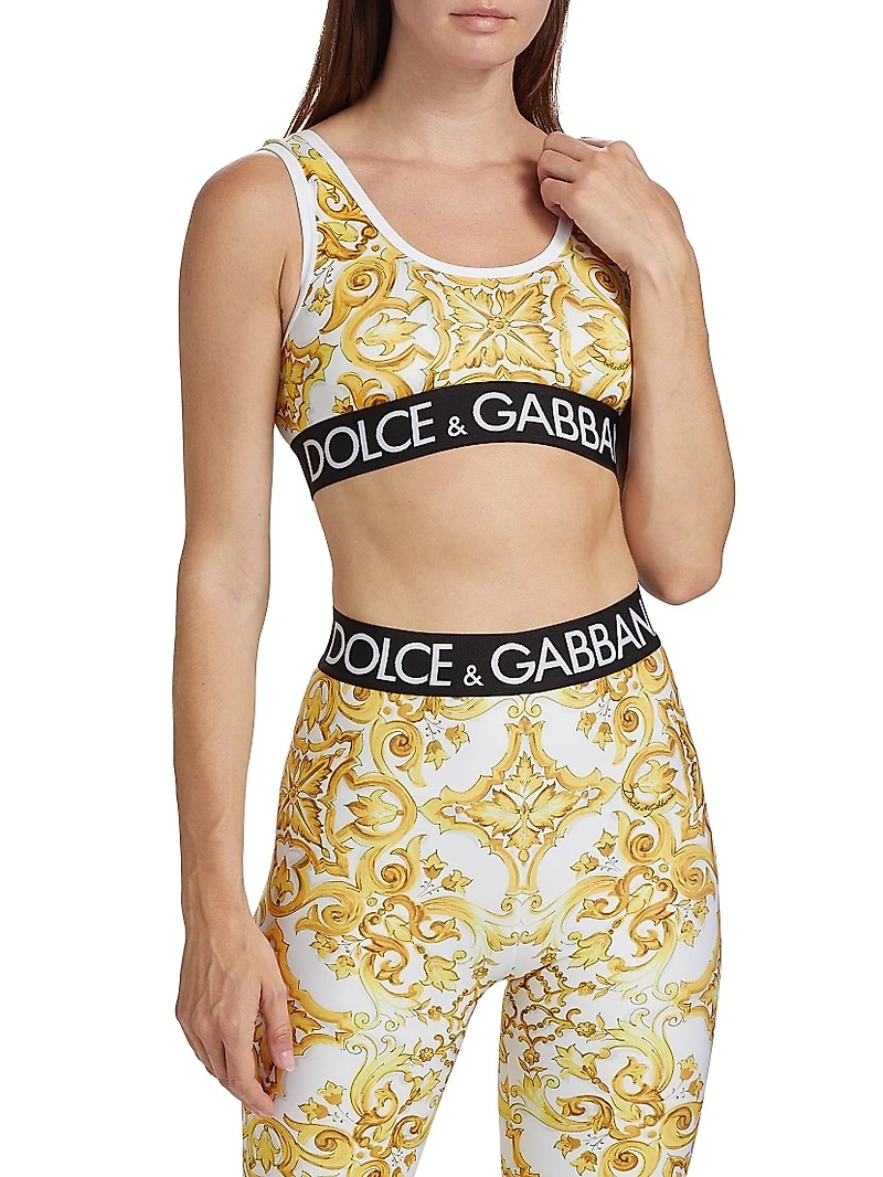 Majolica Logo Sports Bra