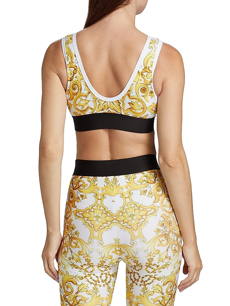 Majolica Logo Sports Bra