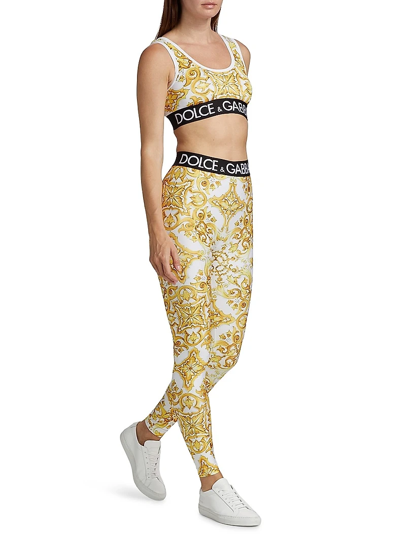 Majolica Logo Sports Bra