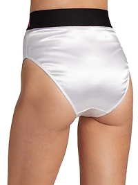 Satin High-Waist Brief
