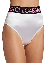 Satin High-Waist Brief