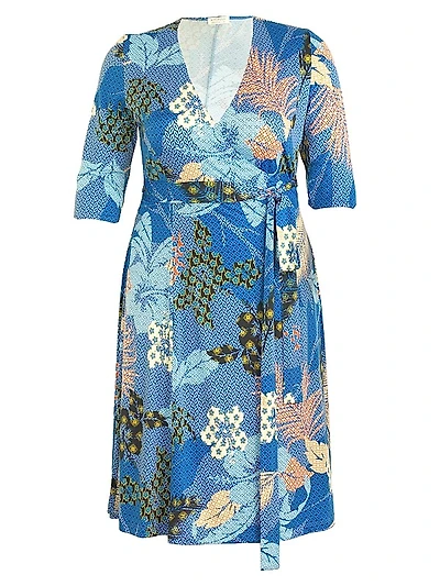 Essential Floral Wrap Dress
