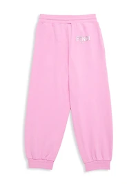 Little Girl's & Logo Joggers
