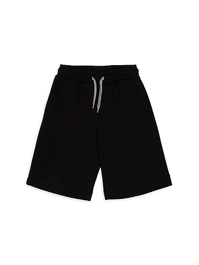 Little Boy's & Boy's Logo Sweat Shorts