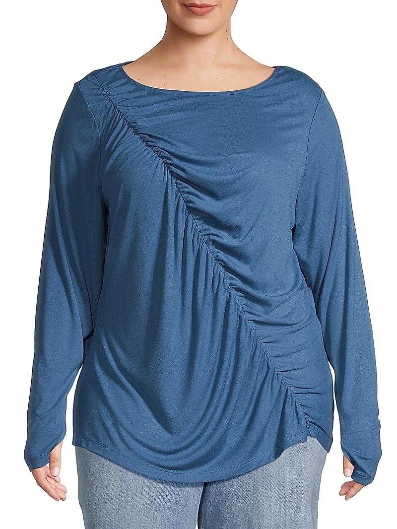 Bell Ruched T-Shirt