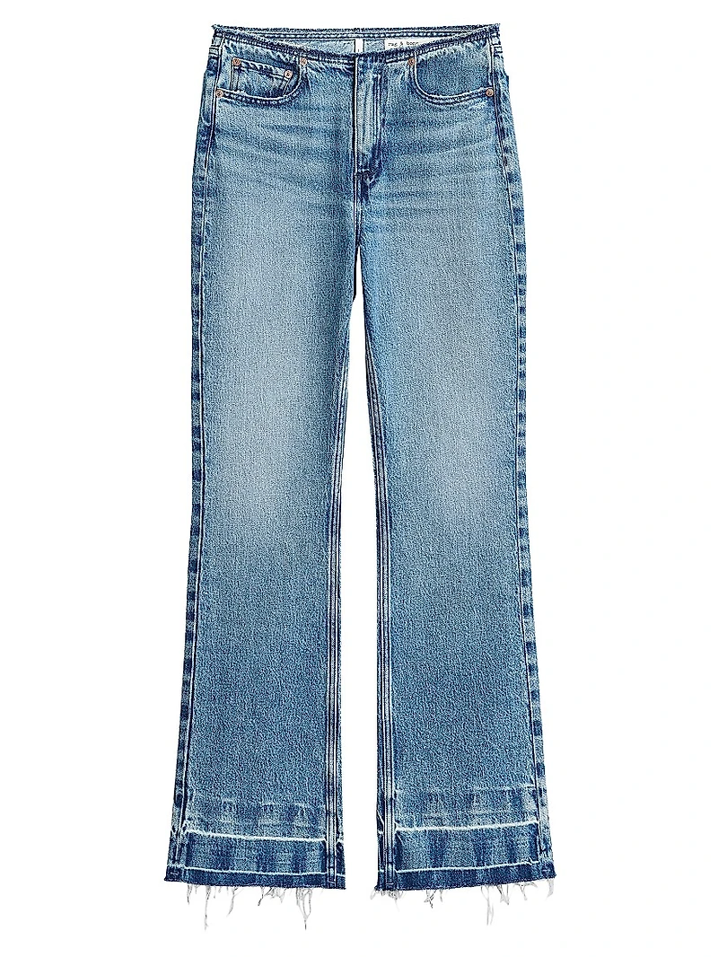 Peyton Mid-Rise Boot-Cut Jeans
