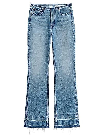 Peyton Mid-Rise Boot-Cut Jeans