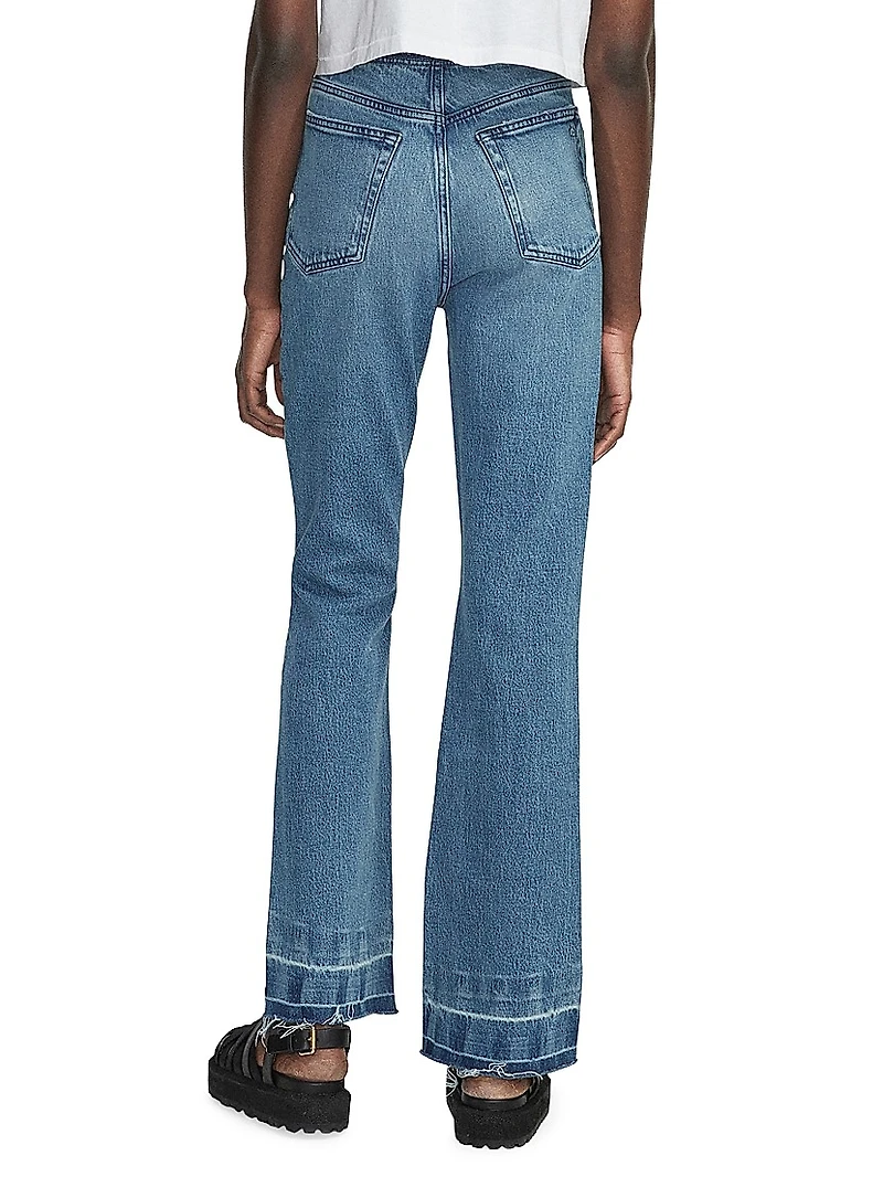 Peyton Mid-Rise Boot-Cut Jeans