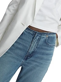 Peyton Mid-Rise Boot-Cut Jeans
