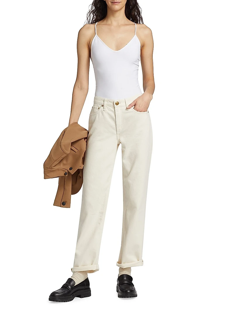 Dre Featherweight Mid-Rise Baggy Jeans