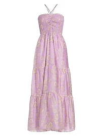 Elzette Floral Tiered Maxi Dress