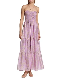 Elzette Floral Tiered Maxi Dress