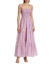 Elzette Floral Tiered Maxi Dress