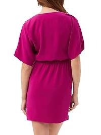 Argan Self-Tie Minidress