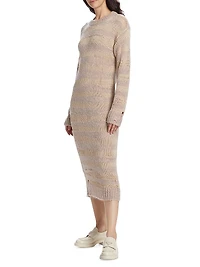 Kermelina Striped Midi-Dress