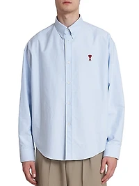 Boxy Ami De Coeur Button-Up Shirt