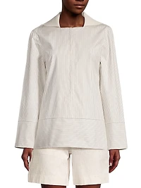 Hook-And-Eye Tunic Top