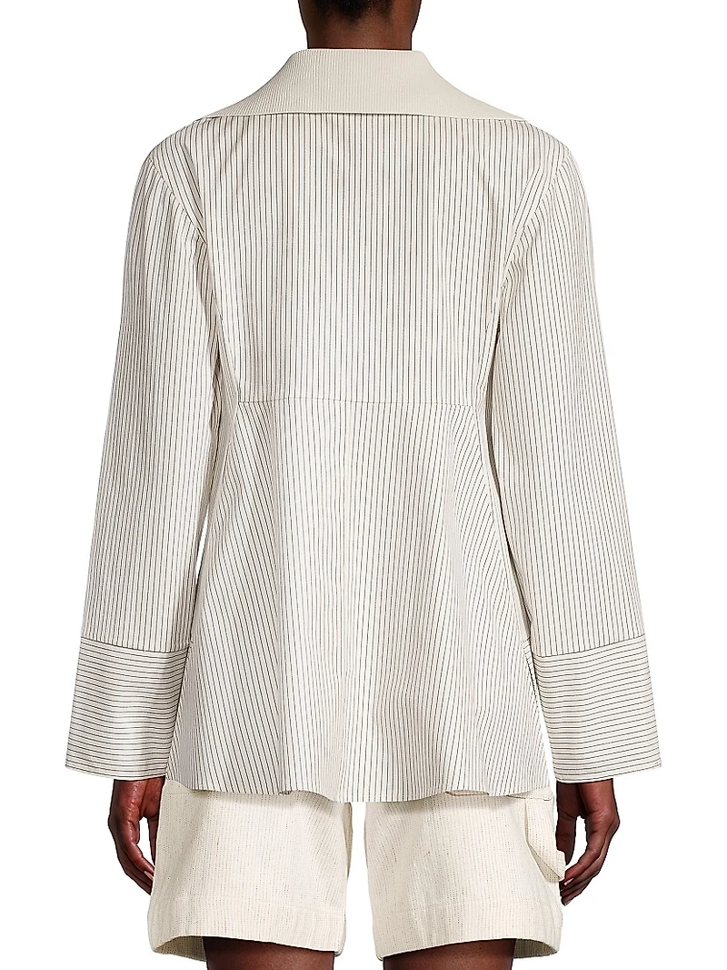 Hook-And-Eye Tunic Top