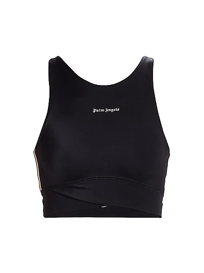 Active Logo Crossover Crop Top