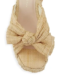 Gaby Raffia Bow Espadrilles