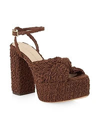 Roz 120MM Knot Platform Sandals