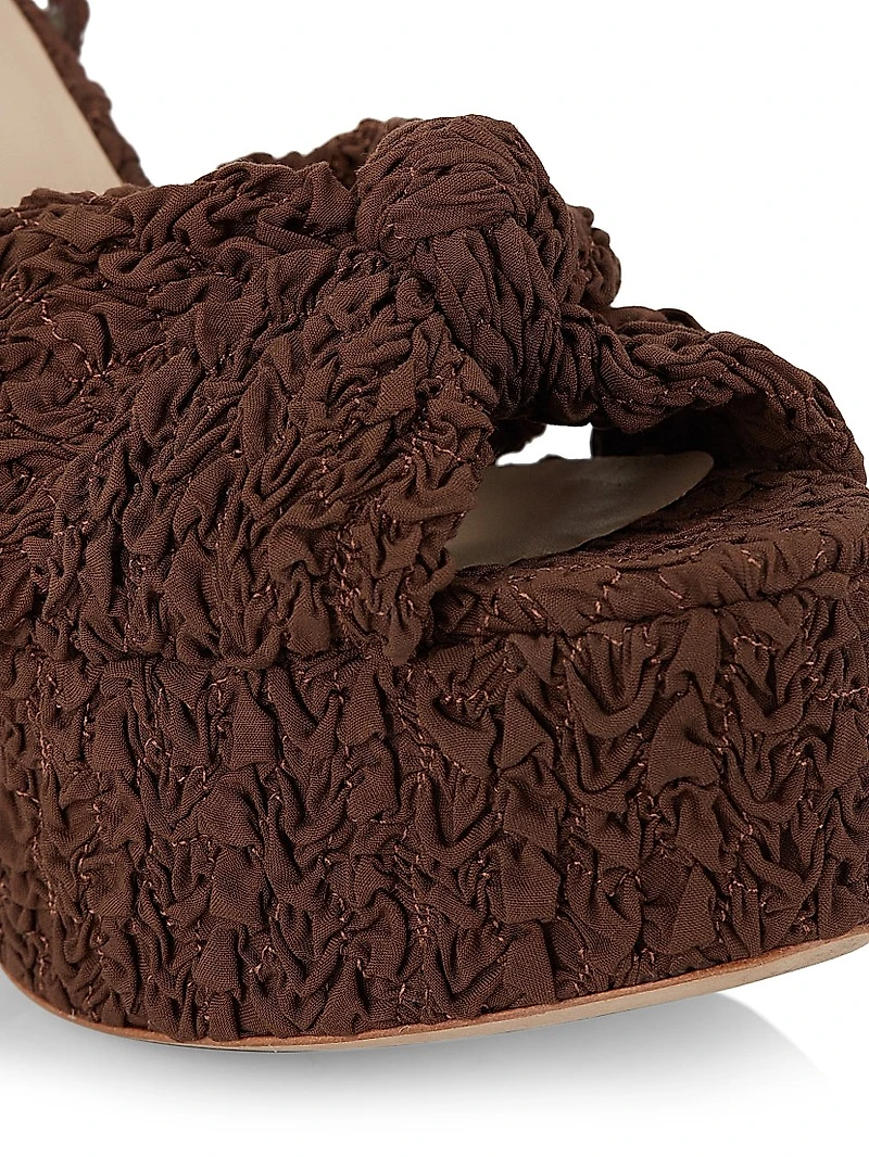 Roz 120MM Knot Platform Sandals