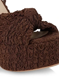 Roz 120MM Knot Platform Sandals