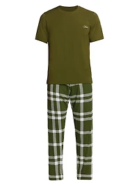 COLLECTION Winter Plaid 2-Piece Sleep Set