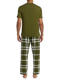 COLLECTION Winter Plaid 2-Piece Sleep Set