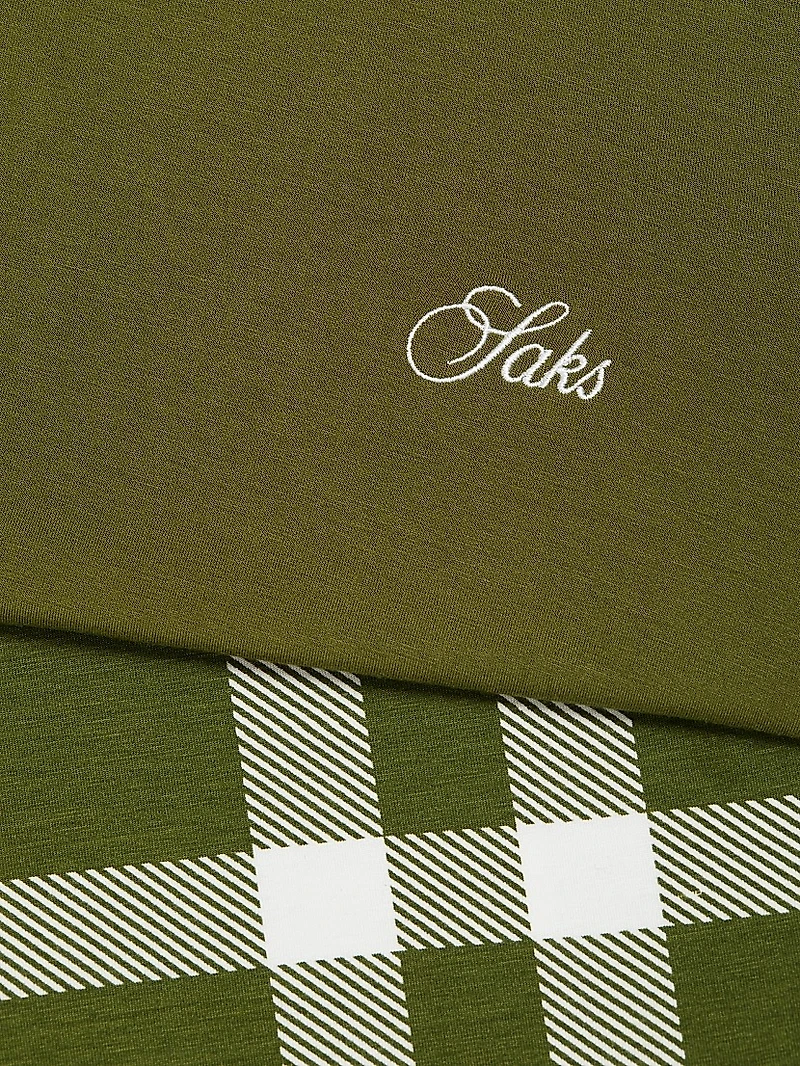 COLLECTION Winter Plaid 2-Piece Sleep Set