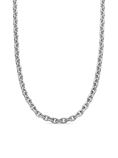 Streamline Link Necklace Sterling Silver, 6.5mm