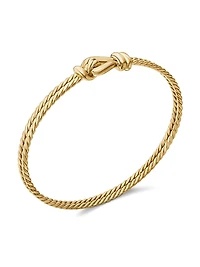 Thoroughbred Loop Bracelet 18K Yellow Gold, 4.5mm