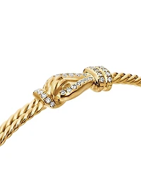 Thoroughbred Loop Bracelet in 18K Yellow Gold