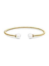 Petite Solari Pearl Bracelet 18K Yellow Gold