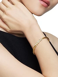 Helena Center Station Bracelet in 18K Yellow Gold