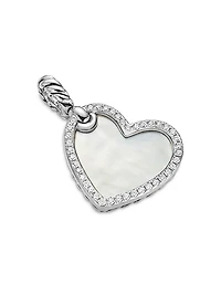 DY Elements Heart Amulet in Sterling Silver